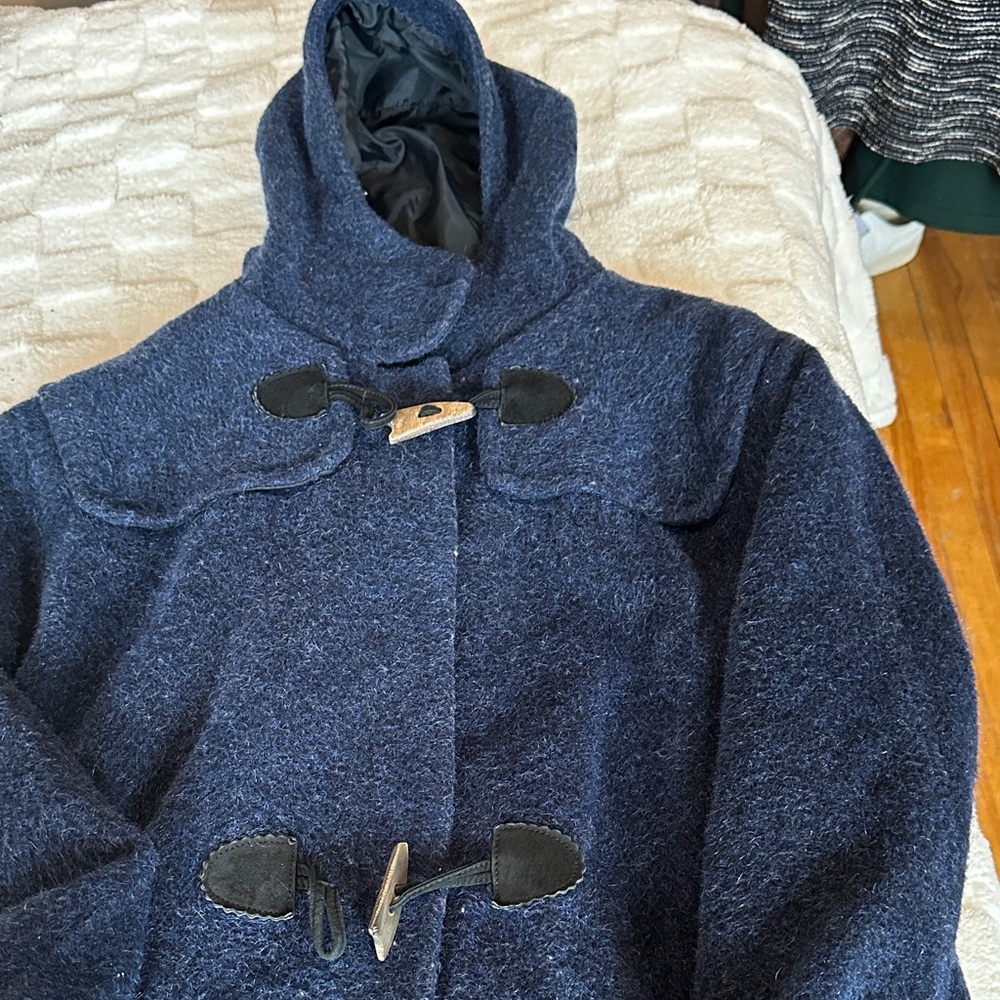 BB—UNiSEX Elegant Blue Toggle Pea Coat